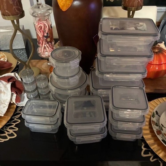 52-Piece Clear Food Storage Container Set - Picture 12 of 12